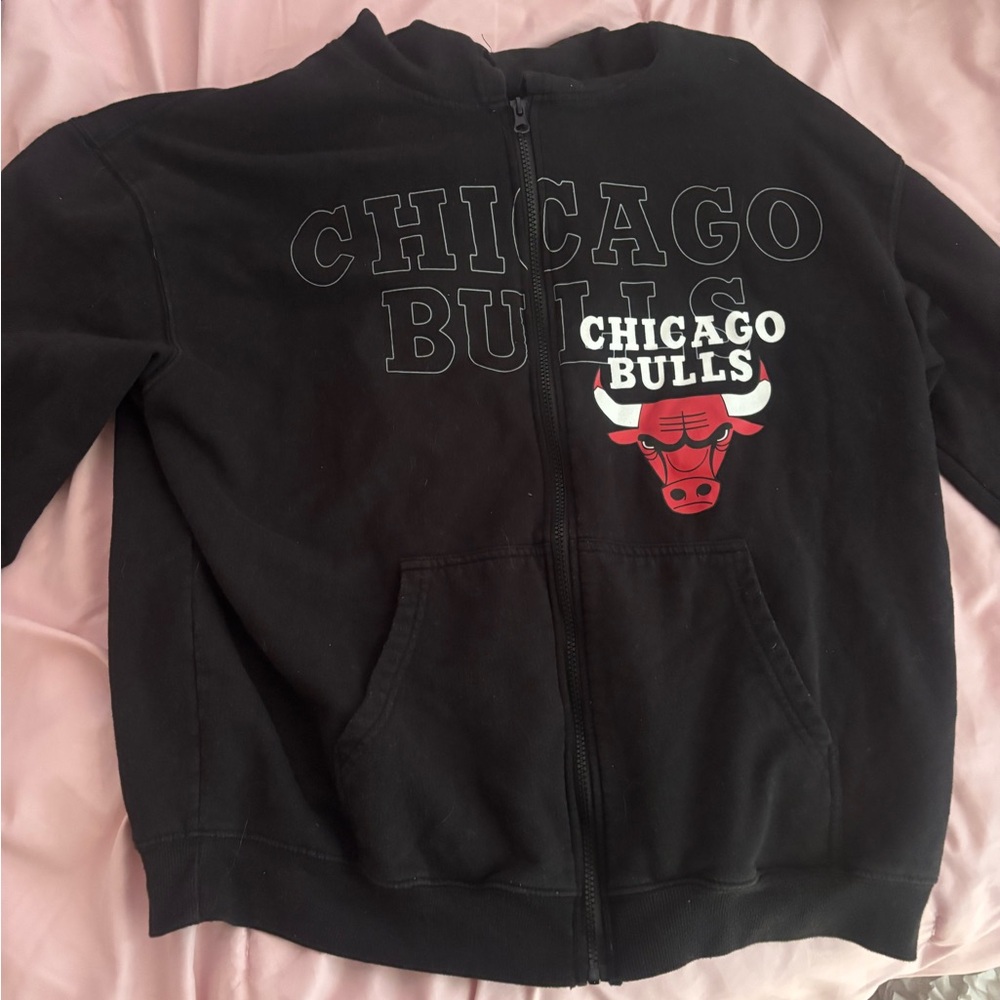 NBA Black Chicago Bulls Sweatshirt Hoodie